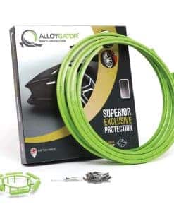 Protector de llanta verde AlloyGator para ruedas de