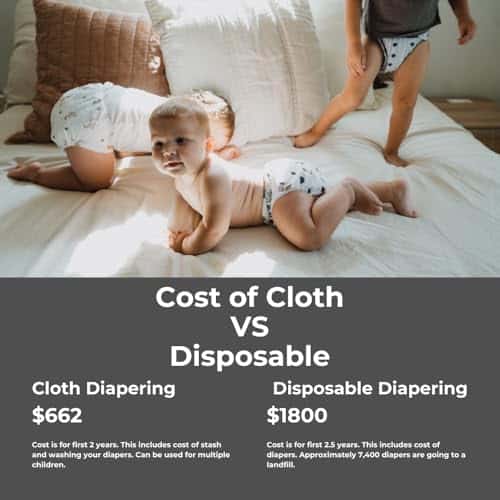 Pañales de Tela de Nora's Nursery 7 Pack con 7 -Ballet Zapat - Imagen 6