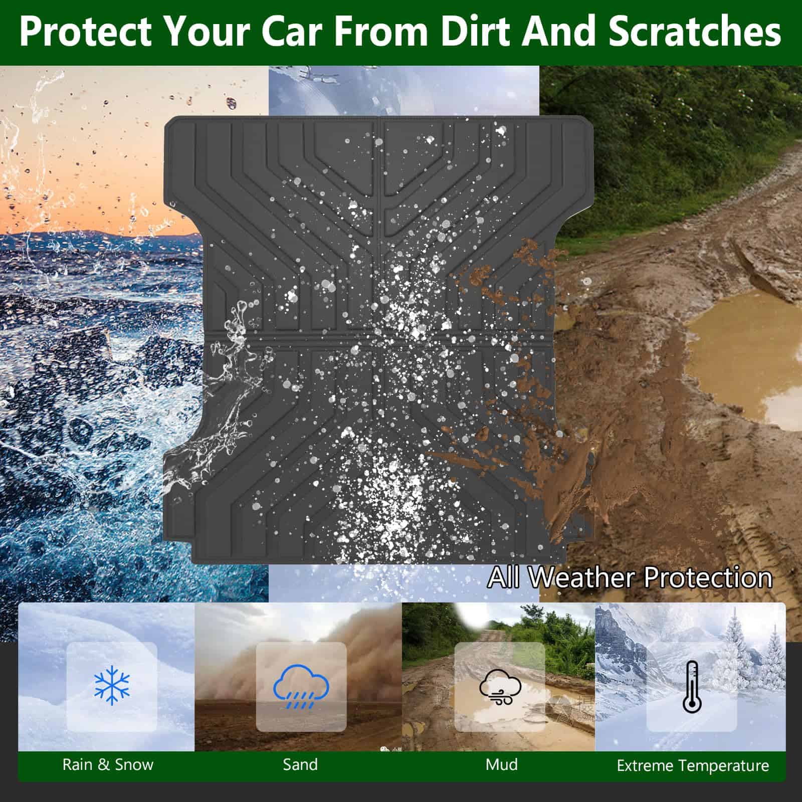 Tapete para cama de camioneta compatible con Dodge Ram 1500 - Imagen 7