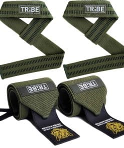 Muñequeras de Levantamiento de Pesas Pesadas y Correas -