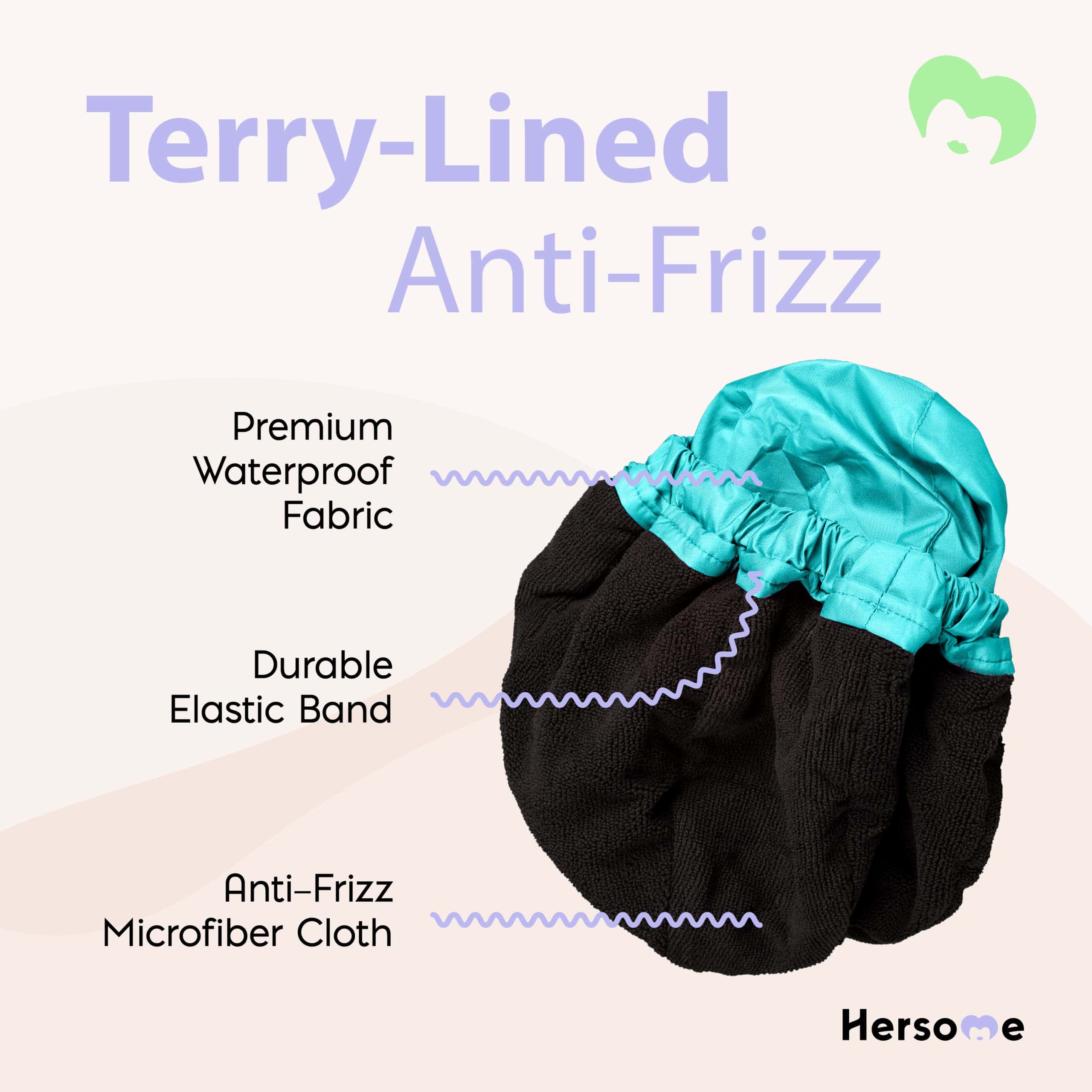 2 Gorros de Ducha Premium para Mujeres - 500+ Duchas, 100% - Imagen 8