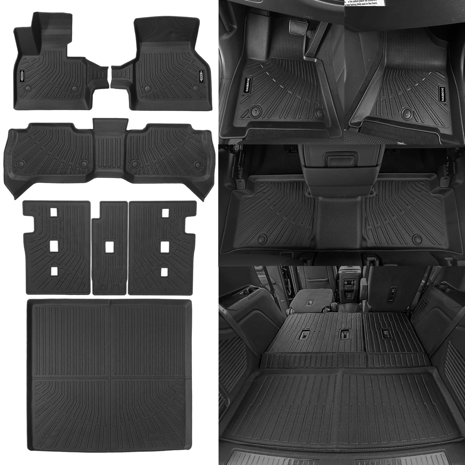 Tapetes para piso Naibeve para BMW iX 2022 2023 2024 2025 -