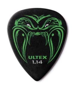 JIM DUNLOP Púas de Guitarra Black Fang de Hetfield 1.14mm,