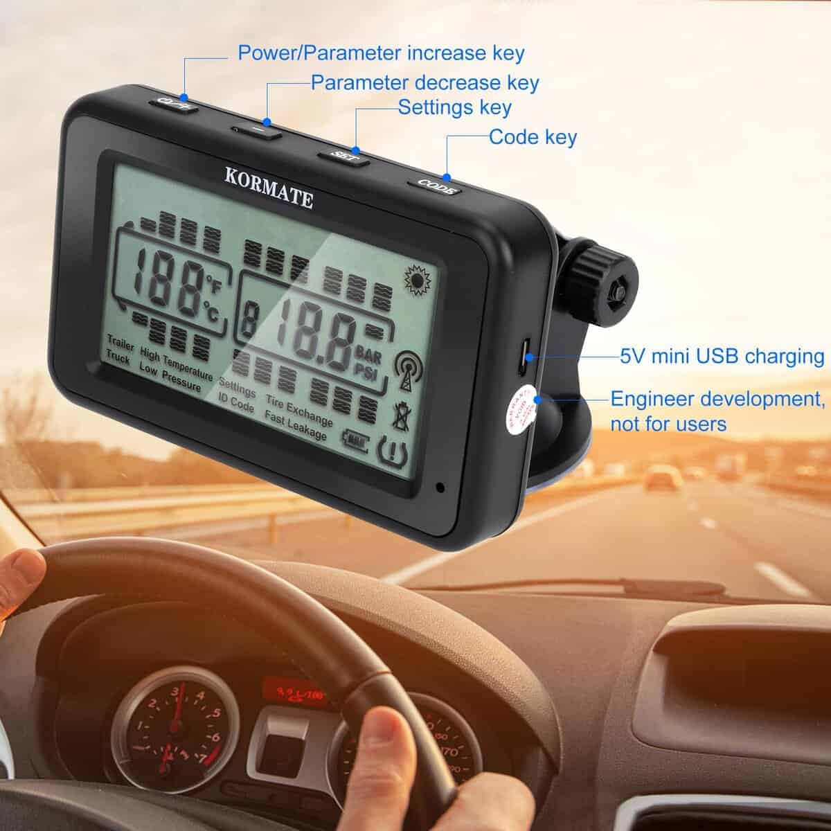 Kormate TPMS, Sistema de Monitoreo de Presión de - Imagen 6