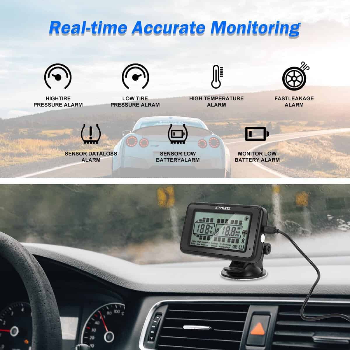 Kormate TPMS, Sistema de Monitoreo de Presión de - Imagen 3