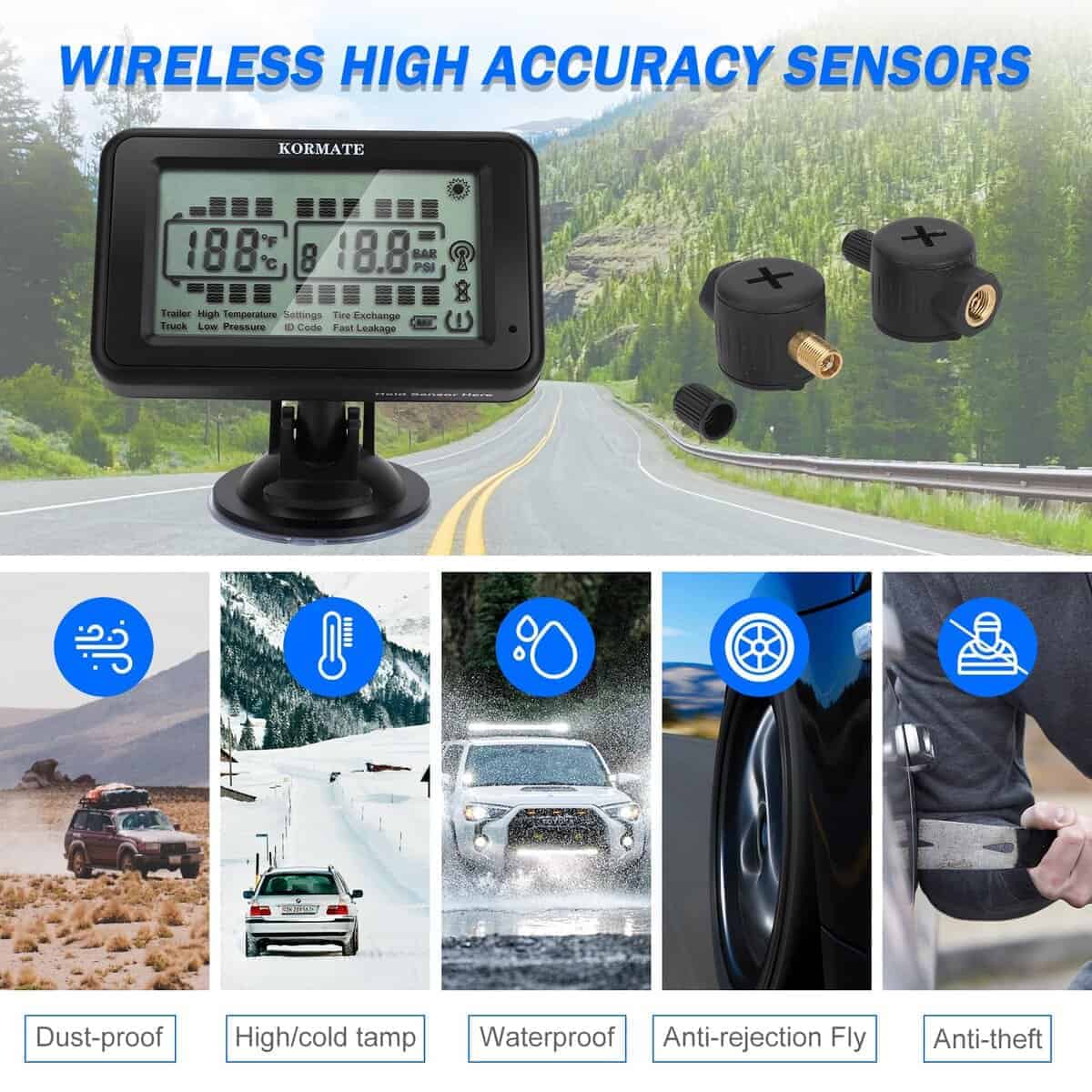 Kormate TPMS, Sistema de Monitoreo de Presión de - Imagen 7