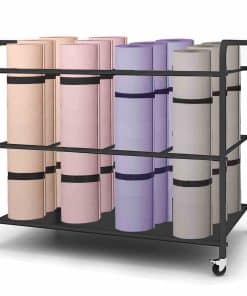 Organizador de estante de almacenamiento de tapete de yoga