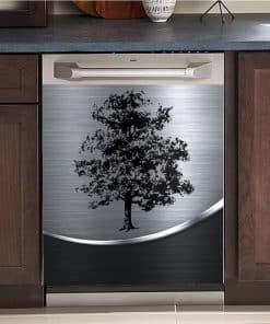 Imán Decorativo para Lavavajillas de Árbol de Acero