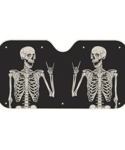 Parabrisas de Coche Divertido Calavera Parasol Visera Solar