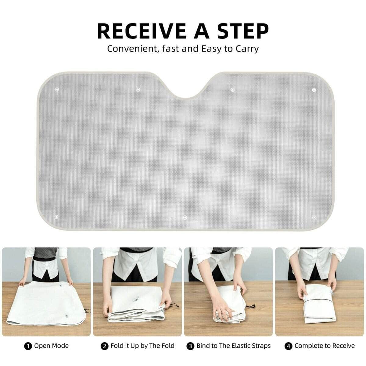 Parabrisas de Coche Proteccion Solar Gato Lindo Visera - Imagen 9