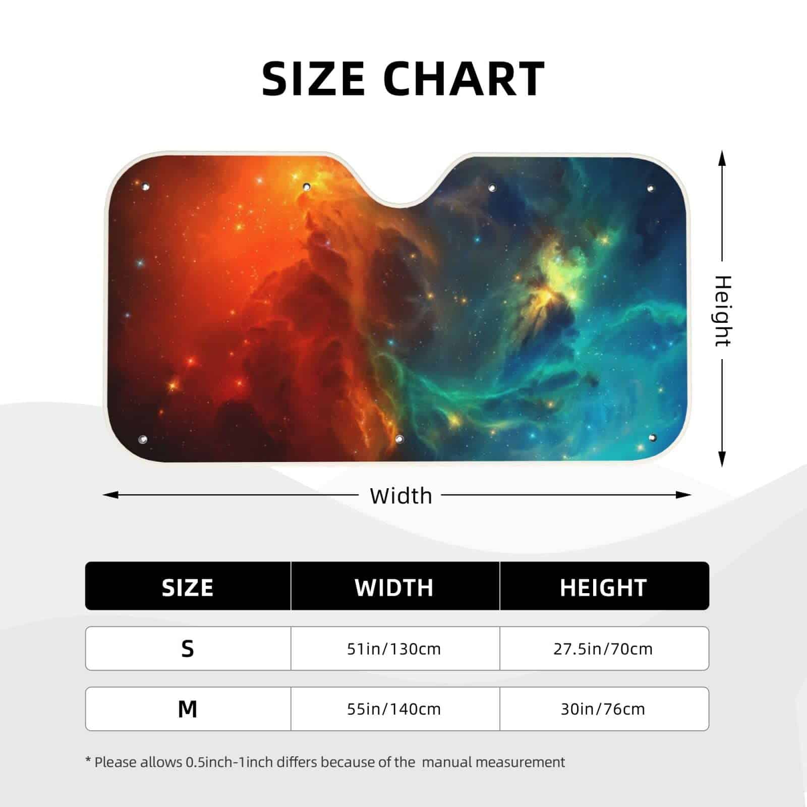 Parabrisas de Coche con Diseño de Cielo Estrellado Parasol - Imagen 10