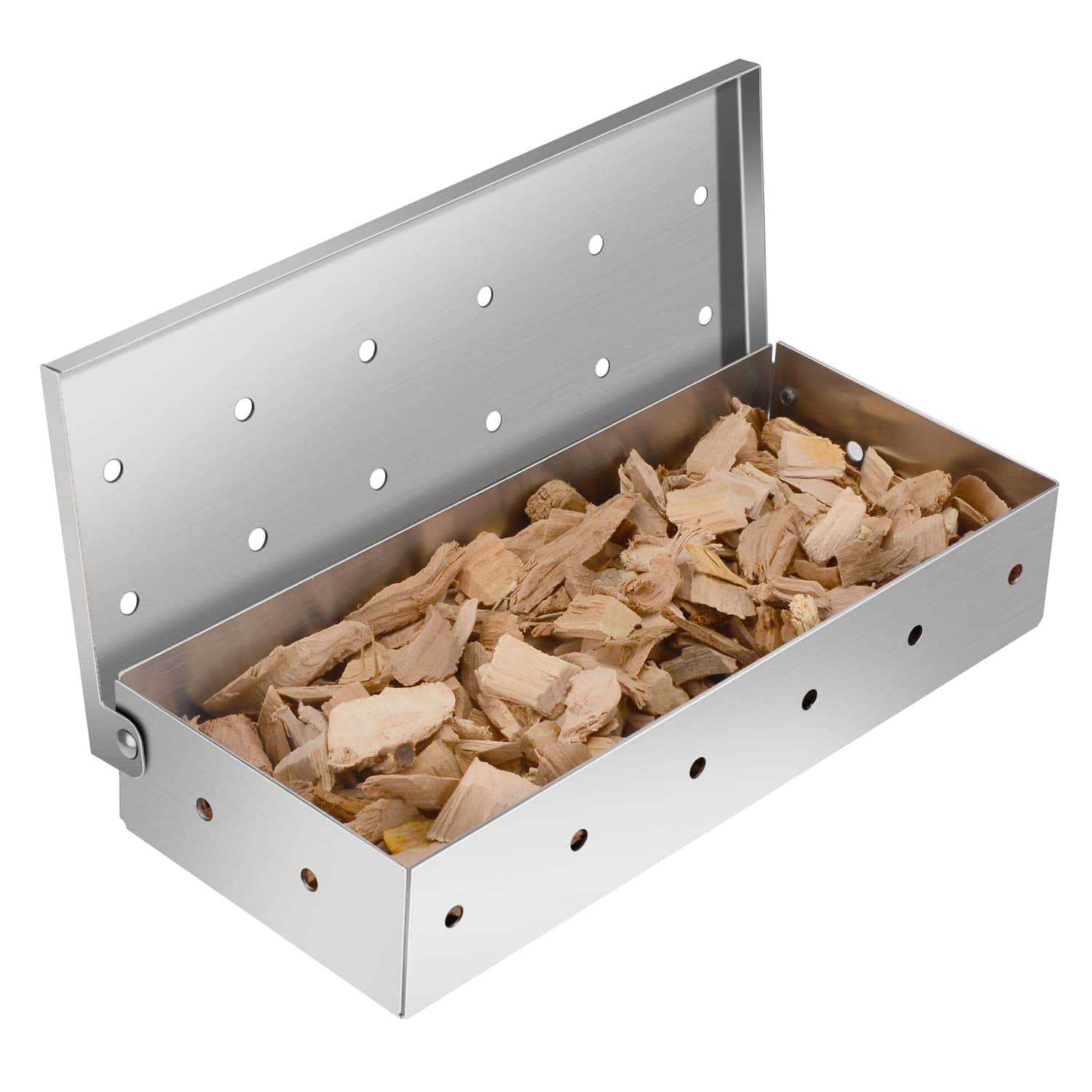 Caja de Ahumador Rulunar para Asar a la Parrilla de Gas