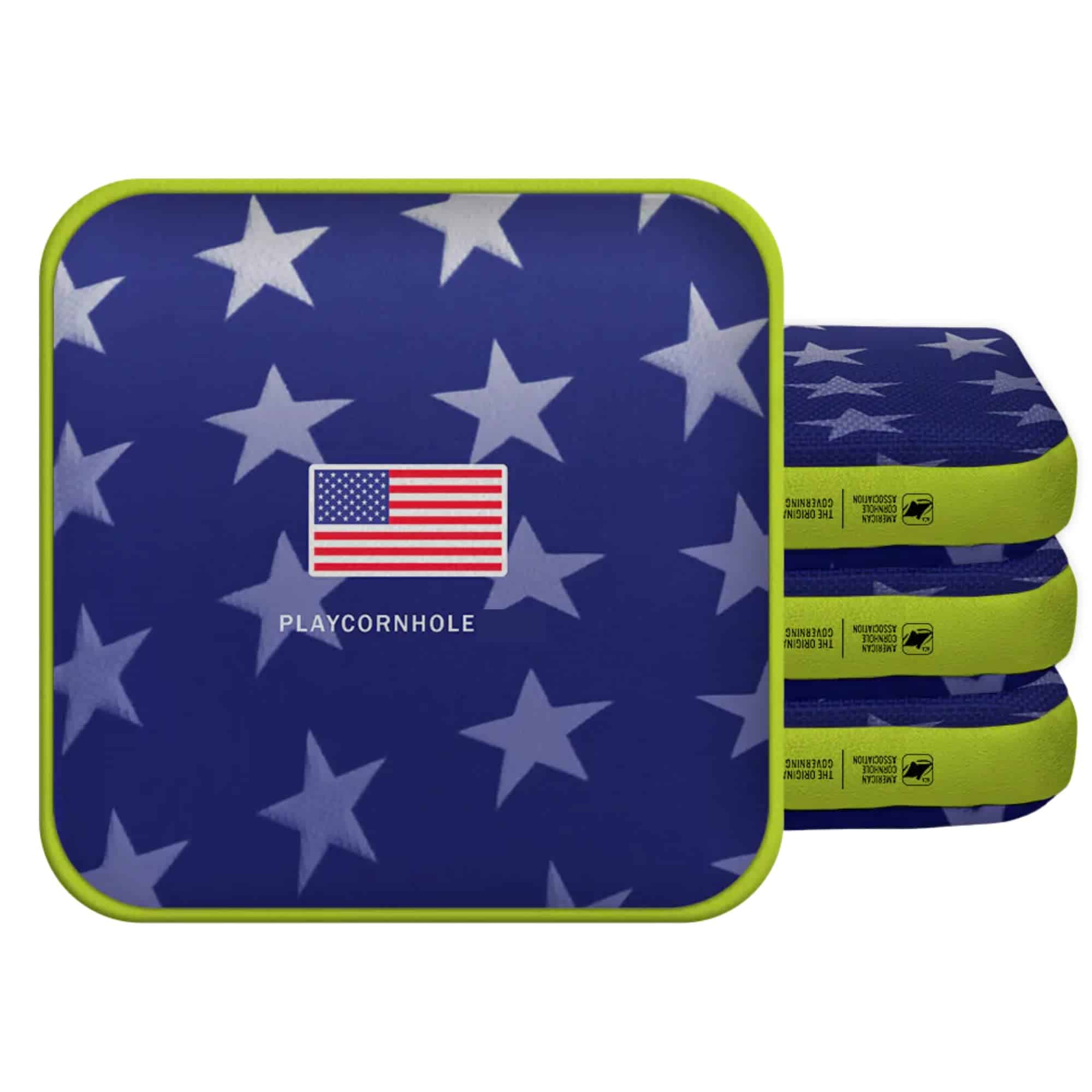 Bolsas de Cornhole Profesionales ACA Synergy -Estrellas Azul