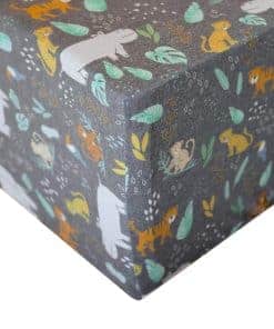 Juego de sábanas de cuna de punto de primera calidad Copper