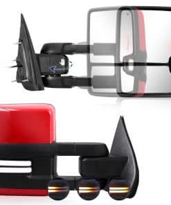 Espejo de remolque Sanooer compatible con -Rojo