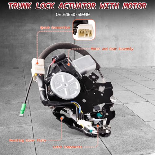 Actuador del cierre del maletero Unikpas con motor - Imagen 5