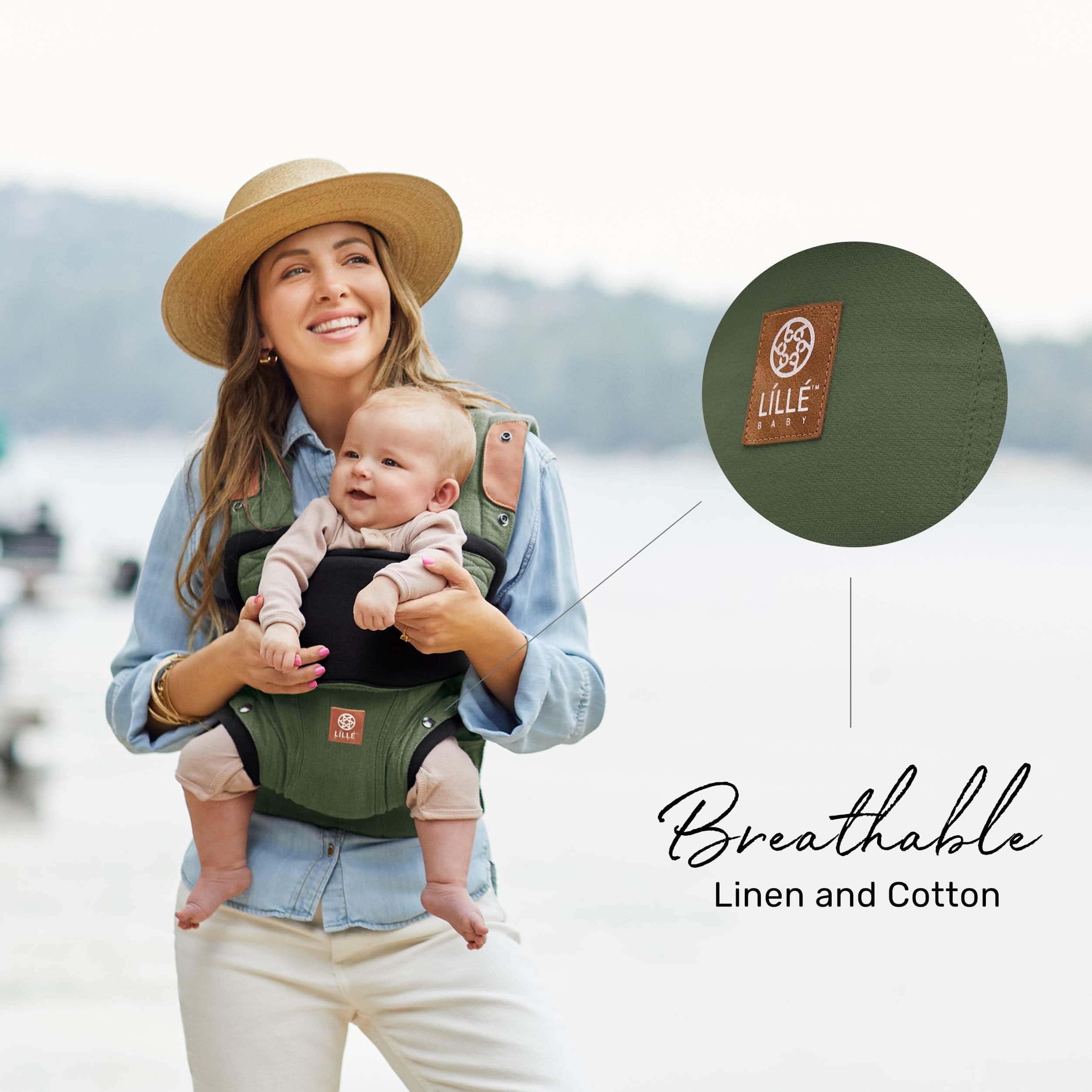 Portabebés ergonómico Lillebaby Elevate 6 en 1 para bebés - Imagen 6