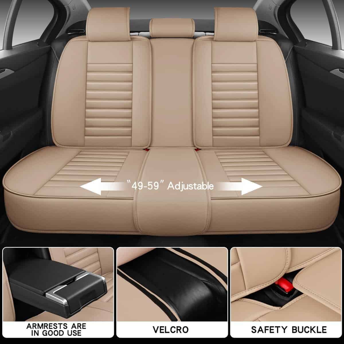 Cubiertas de Asiento de Coche de Cuero de Cobertura - Imagen 6