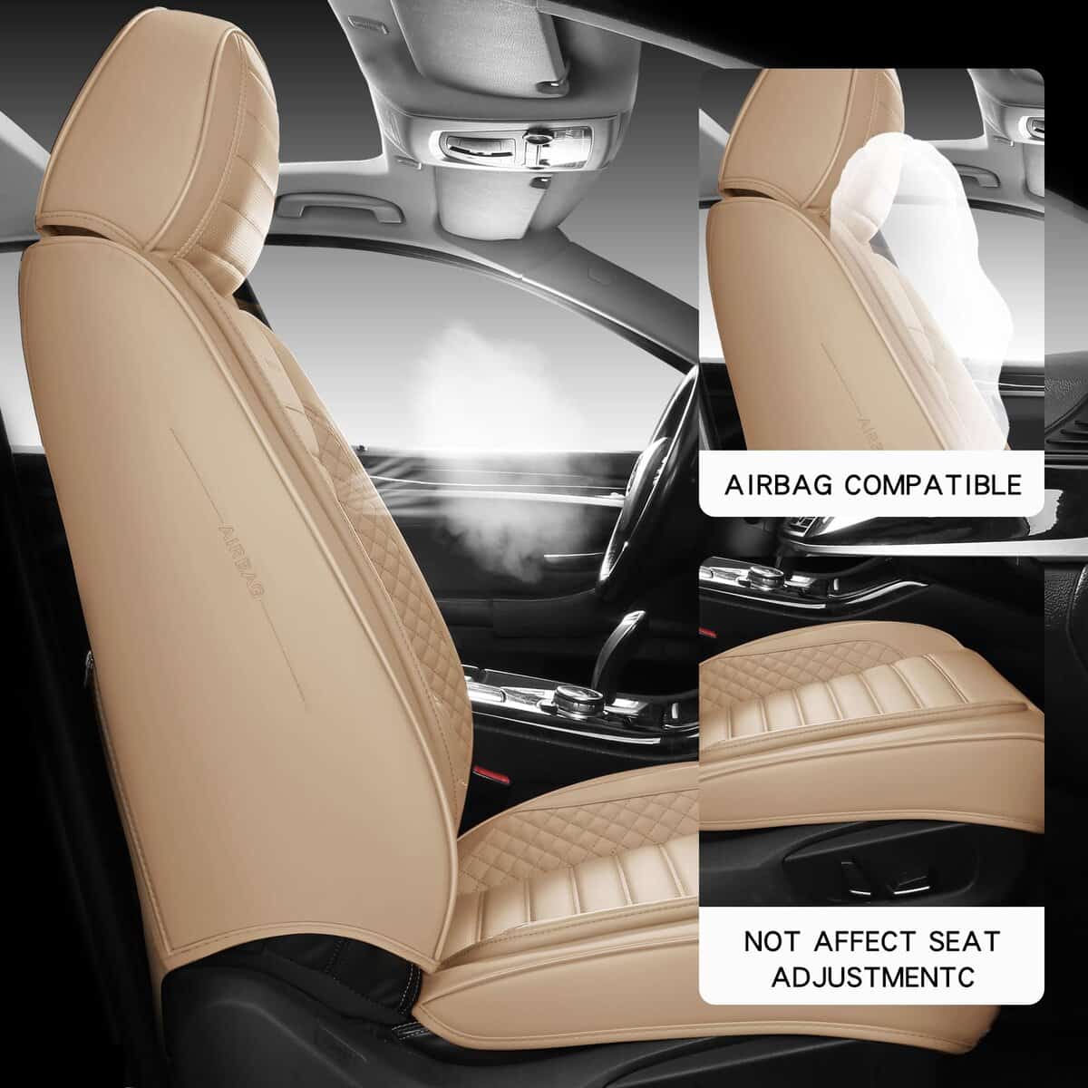 Cubiertas de Asiento de Coche de Cuero de Cobertura - Imagen 4