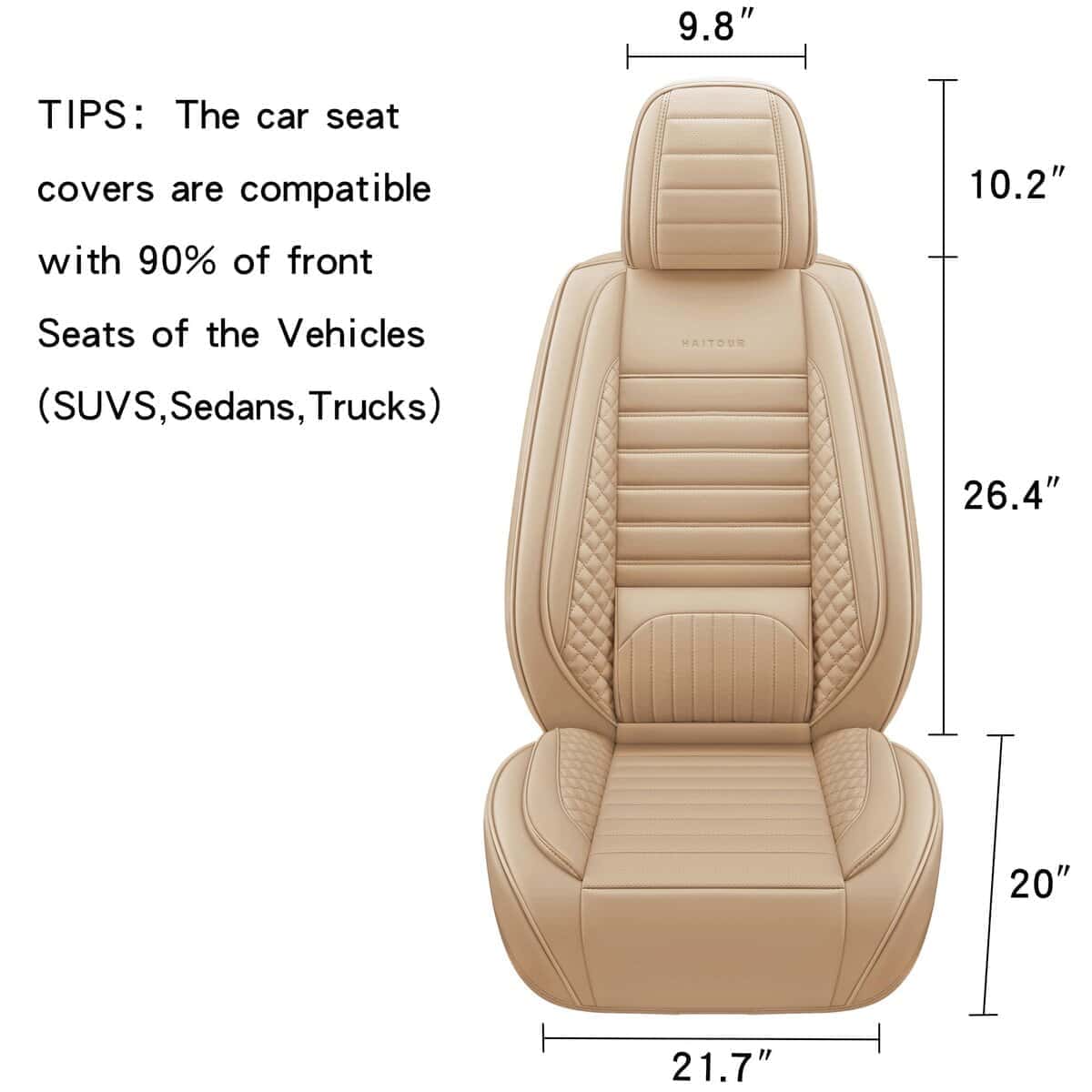 Cubiertas de Asiento de Coche de Cuero de Cobertura - Imagen 3