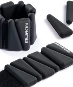 Pesas de muñeca y tobillo ajustables -Negro
