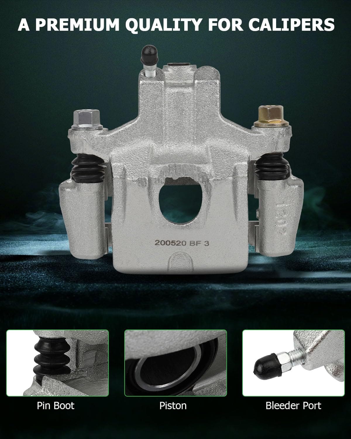 Caliper de Freno de Disco Trasero Izquierdo y Derecho con - Imagen 4