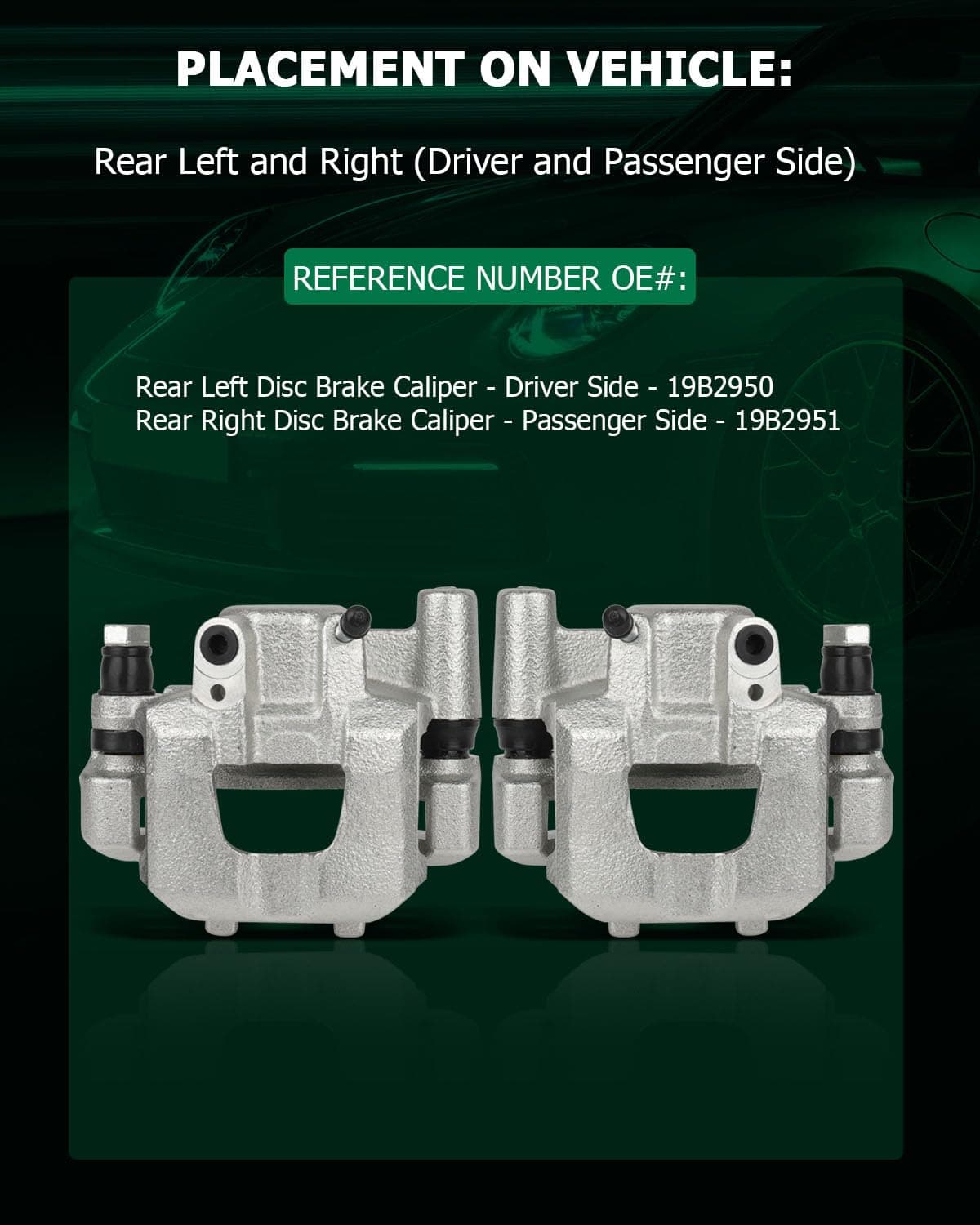 Conjunto de Pinzas de Freno de Disco Trasero Izquierdo y - Imagen 7