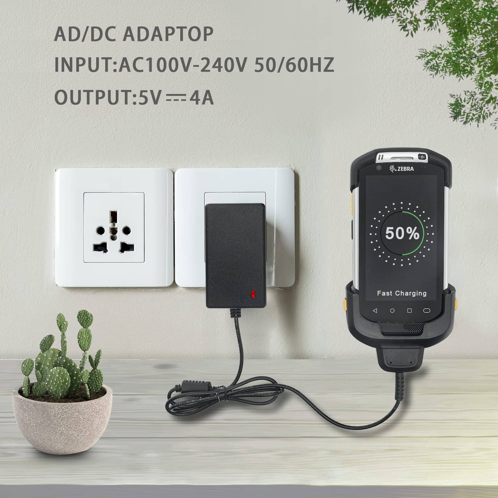 Cable de Cargador para Escáner TC70 TC77 TC72 TC75 TC70X de - Imagen 3