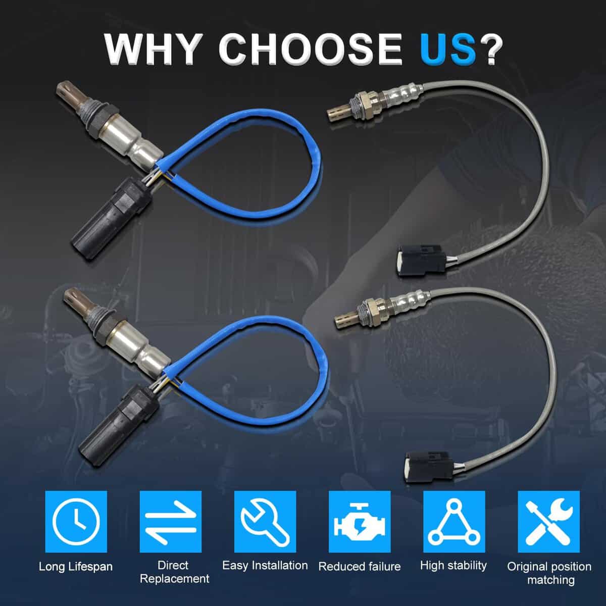 Conjunto de 4 sensores de oxígeno 234-5038 234-4490 - Imagen 8