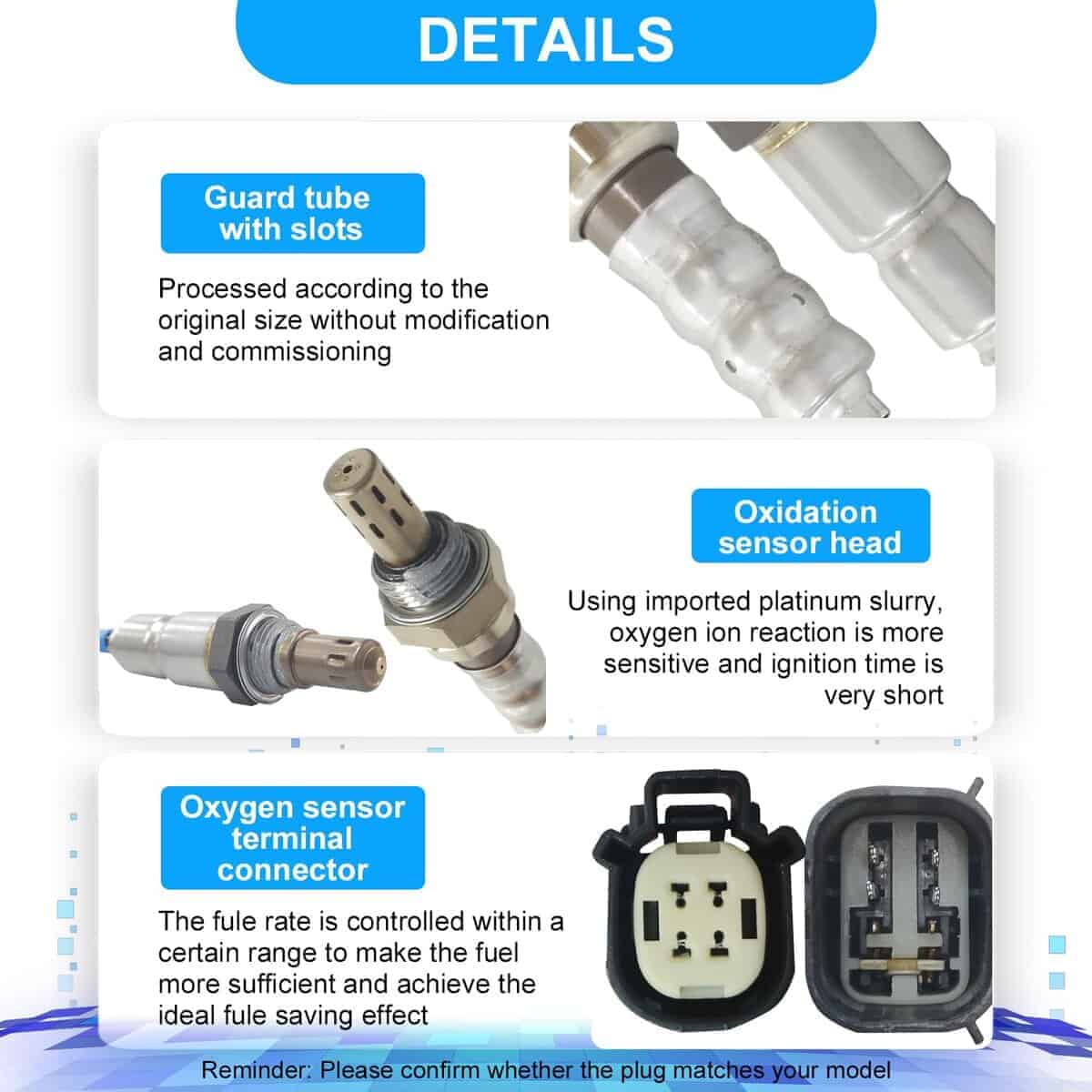 Conjunto de 4 sensores de oxígeno 234-5038 234-4490 - Imagen 5