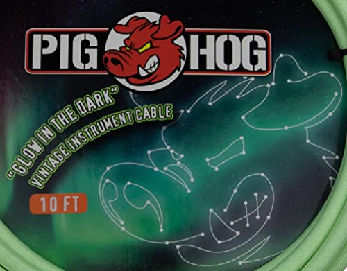 Cable de instrumento Pig Hog PCH10GLO Glow in The Dark 10 - Imagen 4