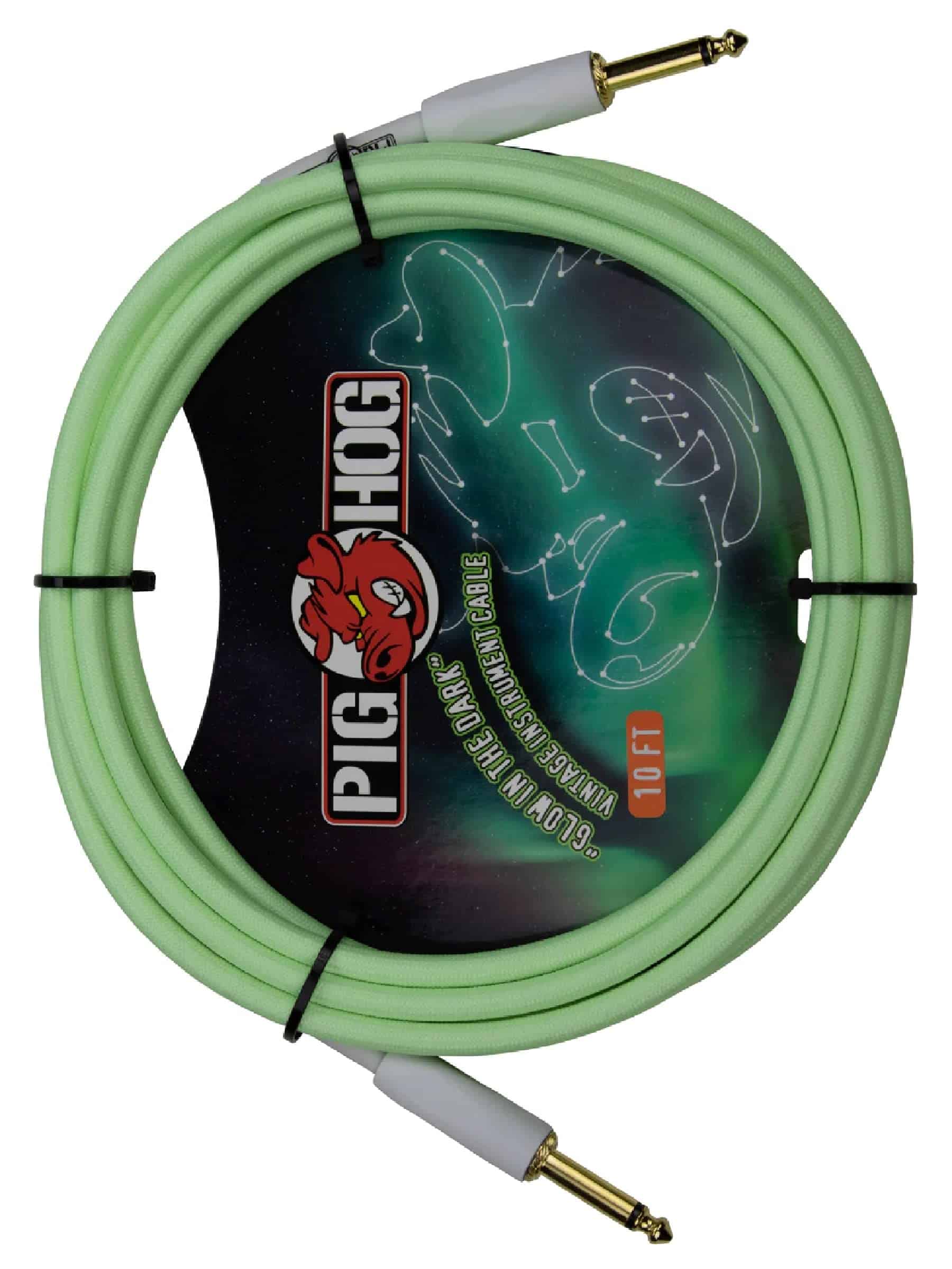 Cable de instrumento Pig Hog PCH10GLO Glow in The Dark 10 - Imagen 5