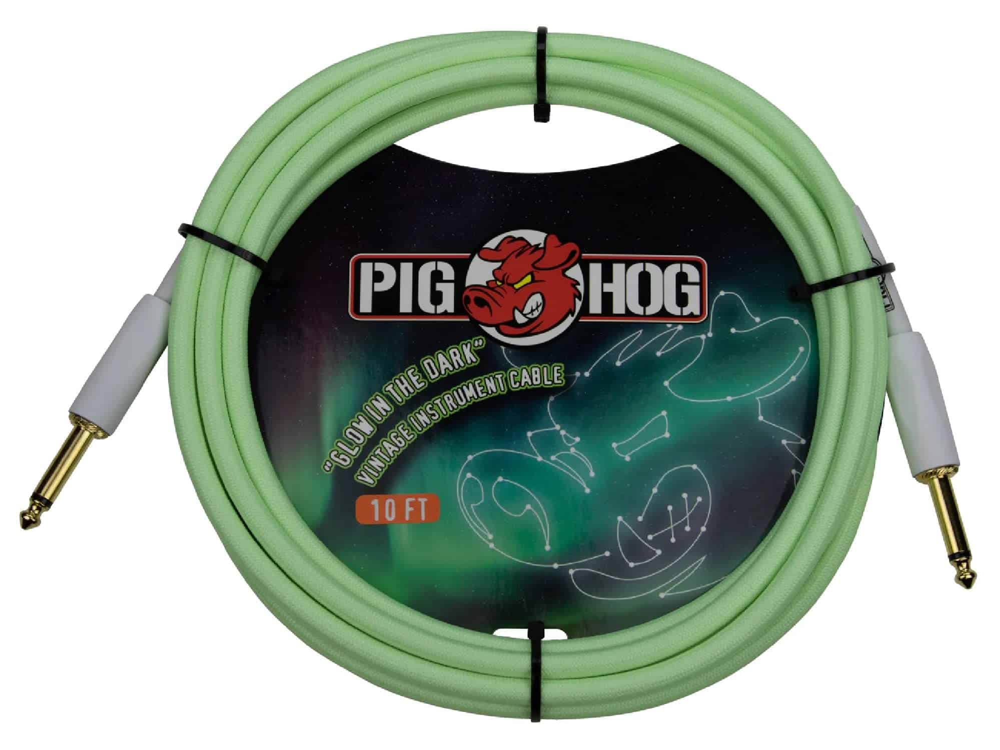 Cable de instrumento Pig Hog PCH10GLO Glow in The Dark 10 - Imagen 3