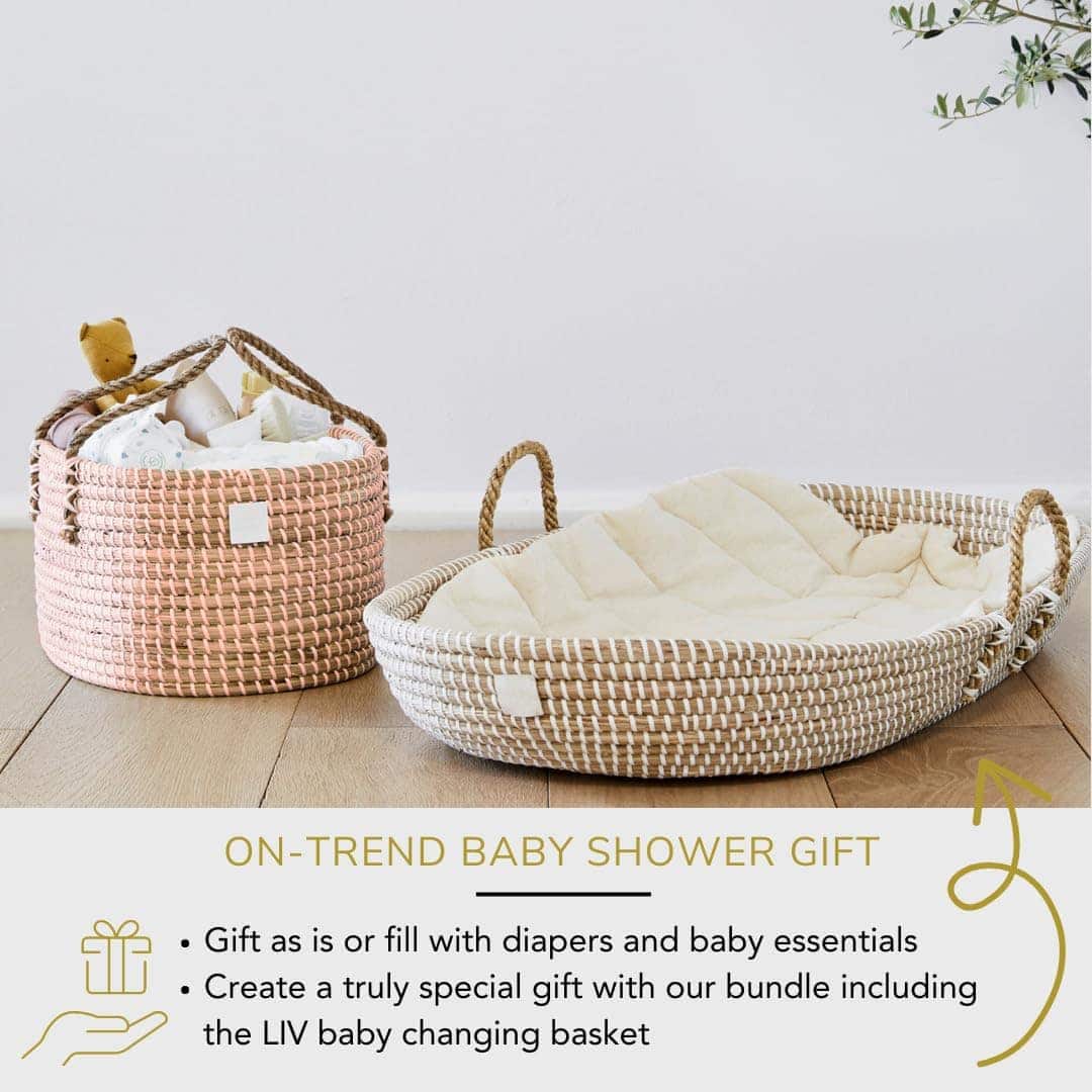 Organizador de pañales para bebé BEBE BASK Premium Pink - - Imagen 6