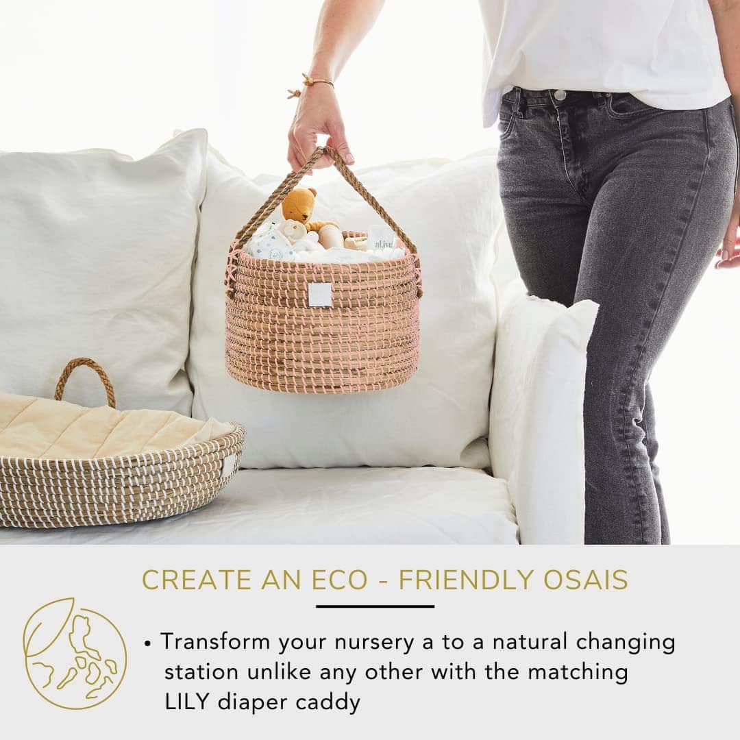 Organizador de pañales para bebé BEBE BASK Premium Pink - - Imagen 9