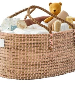 Organizador de pañales para bebé BEBE BASK Premium Pink -