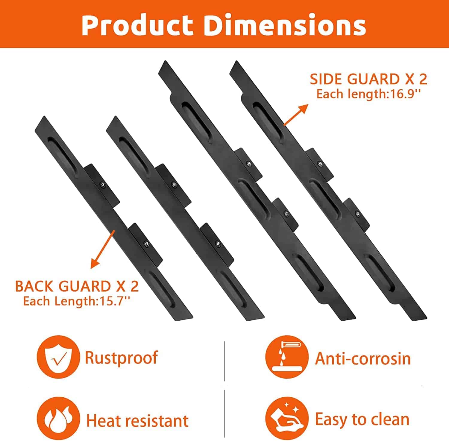 Deflector de viento GARNETIN para Blackstone Griddle 36 - Imagen 5