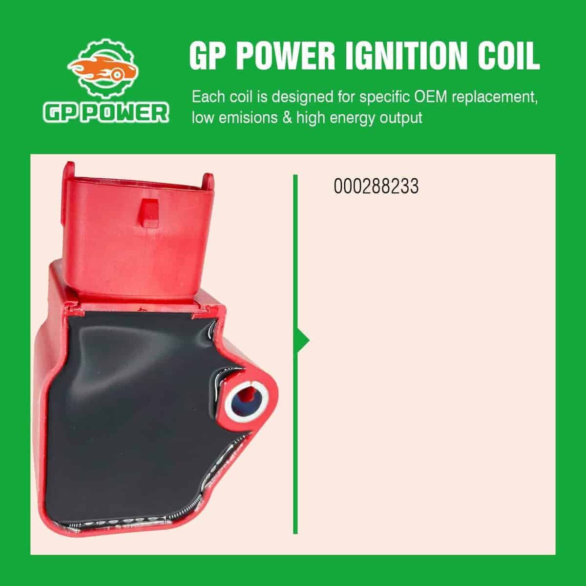 Conjunto de 6 bobinas de encendido GP POWER, compatible con - Imagen 6