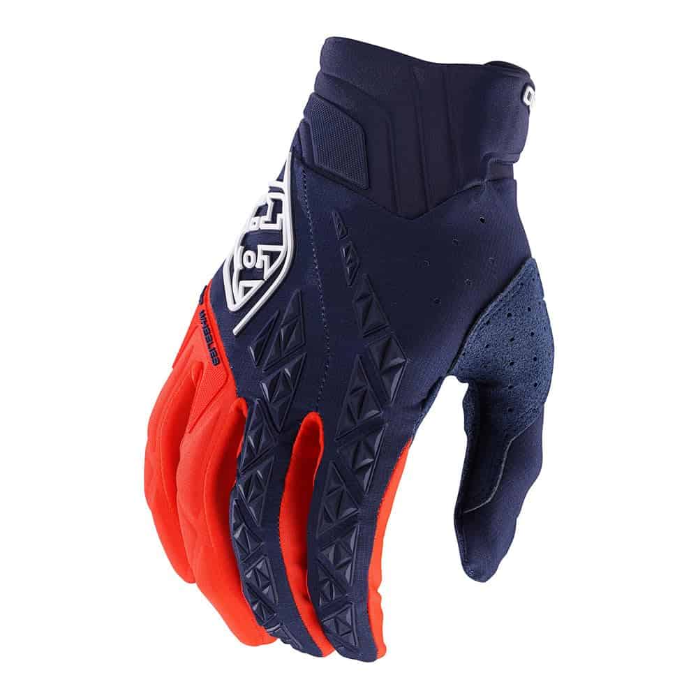 Guante Troy Lee Designs SE Pro, Azul -Azul Marino/Naranja