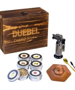 Kit para ahumar cócteles DUEBEL, Tapa para ahumar con 6