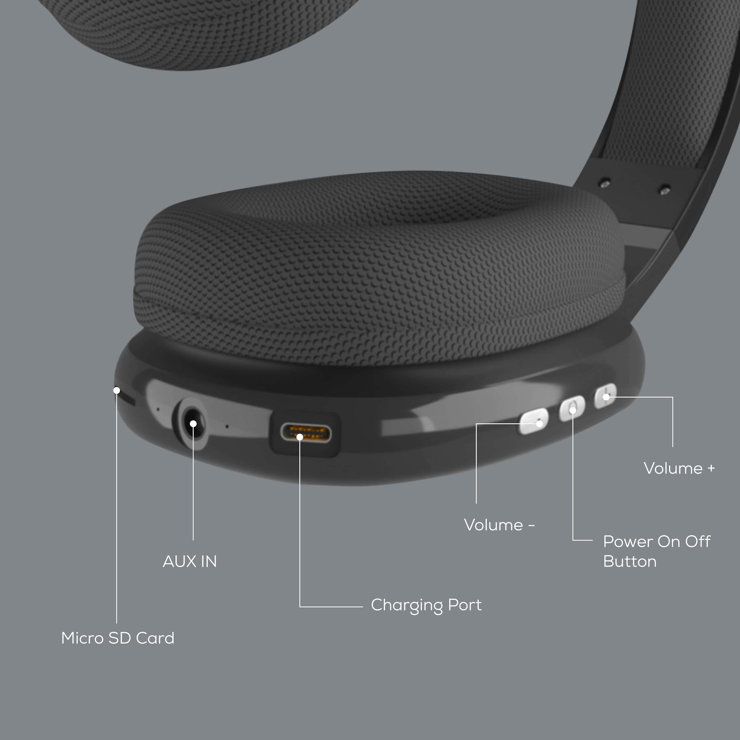 Audífonos Inalámbricos Gabba Goods Over Ear con Micrófono - - Imagen 9