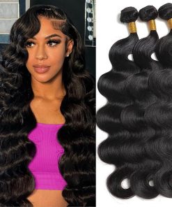 Paquetes de Cabello Humano Ondulado del Cuerpo Brasileño,