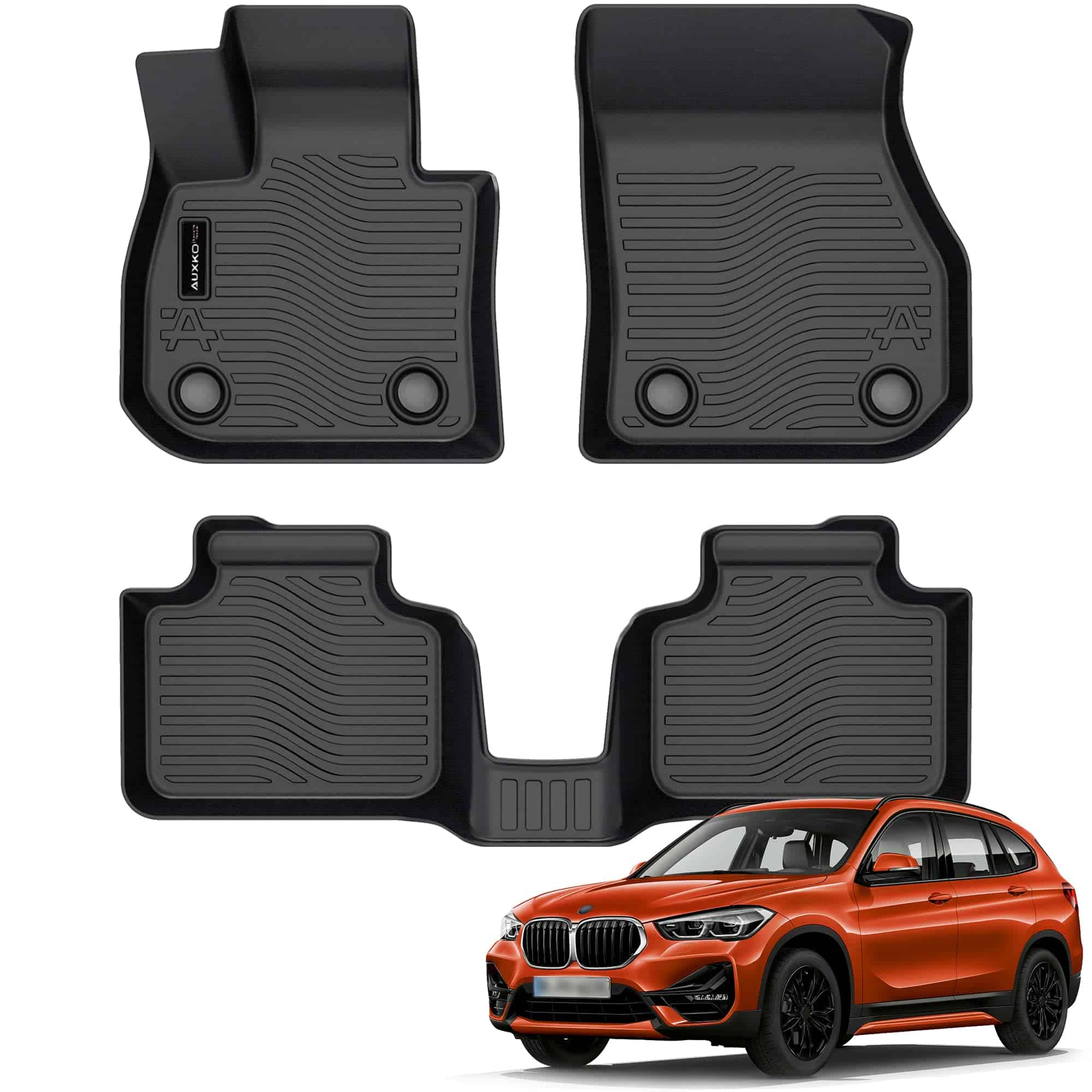 Tapetes para piso Auxko para BMW X1 2023 2024 2025 de goma