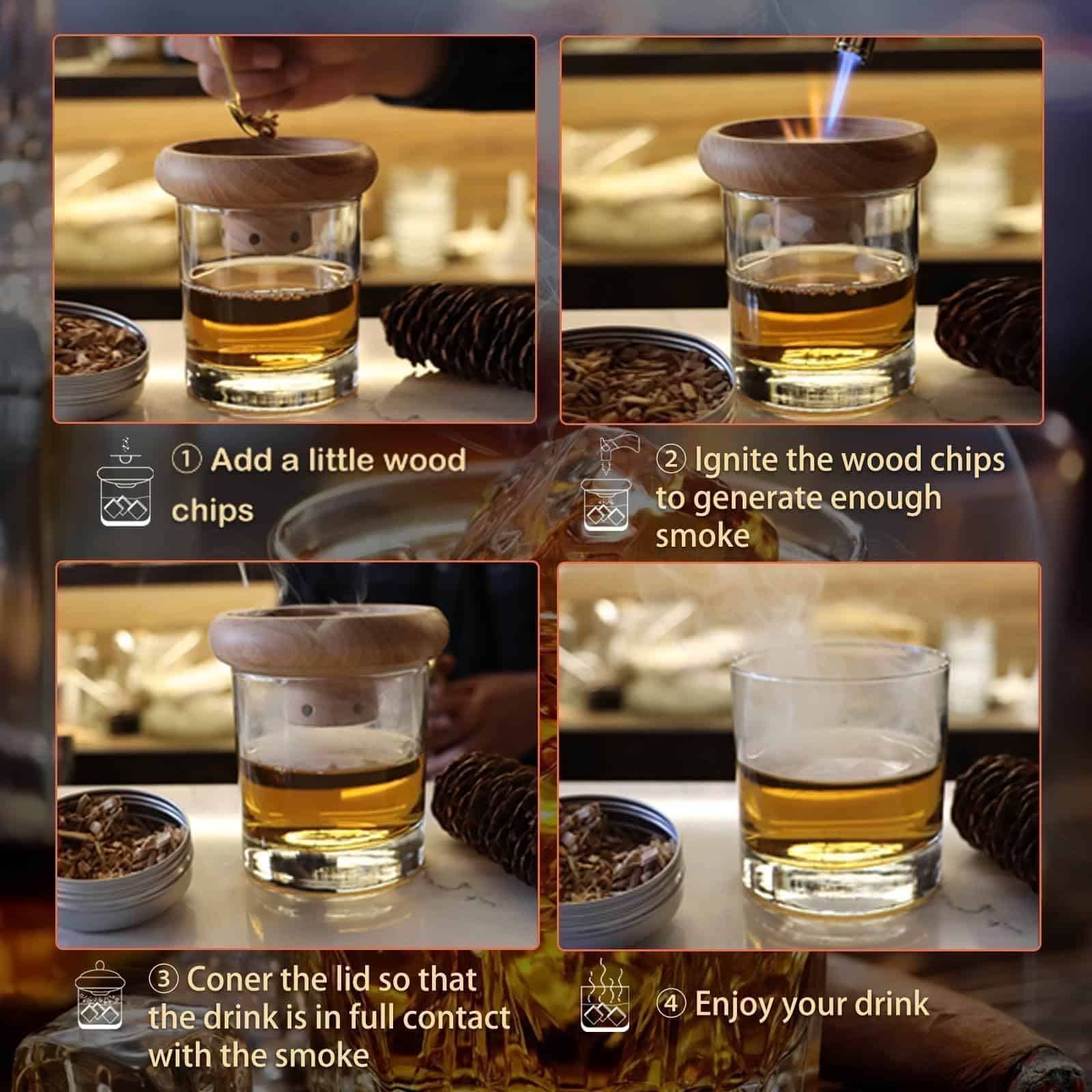 Kit de Ahumador para Cócteles KPALAG con Antorcha - 4 - Imagen 5