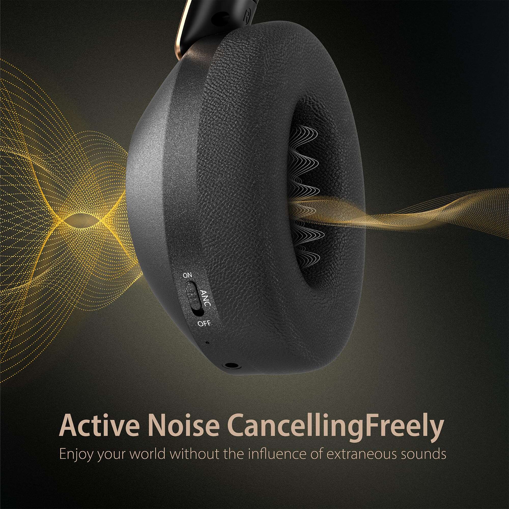 Audífonos con cancelación de ruido activa EAORUL, 100 horas - Imagen 5