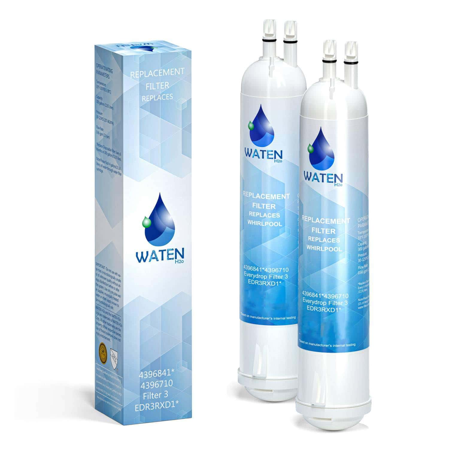 Filtro de agua de reemplazo 4396841 - Compatible con