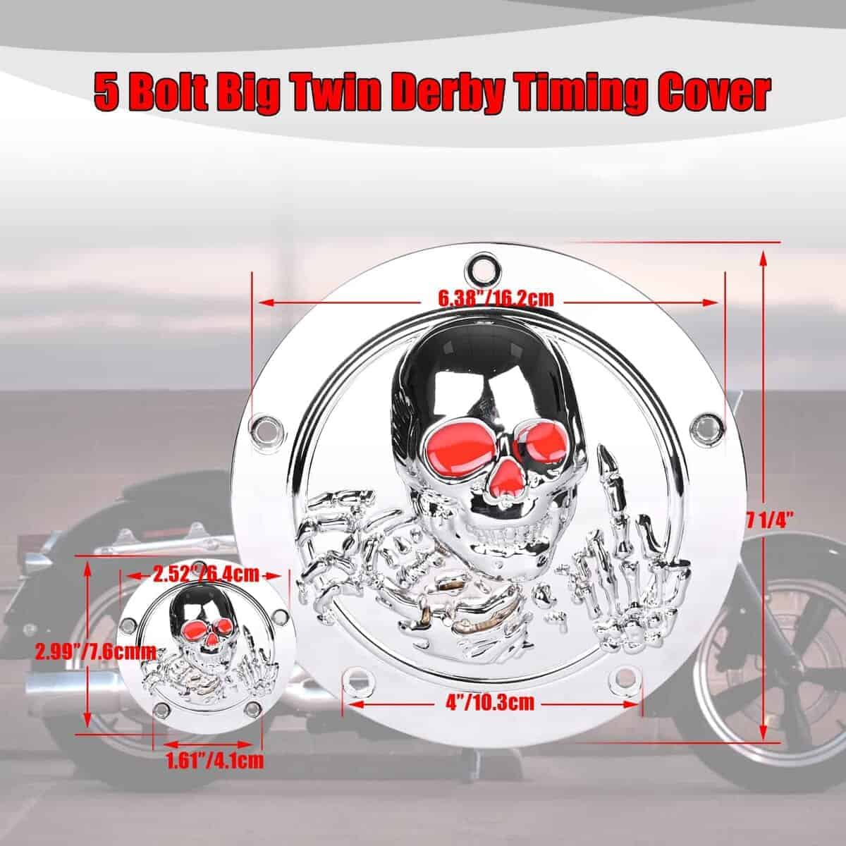 Goldfire Cubierta de Tiempo Derby de 5 Orificios y - Imagen 4