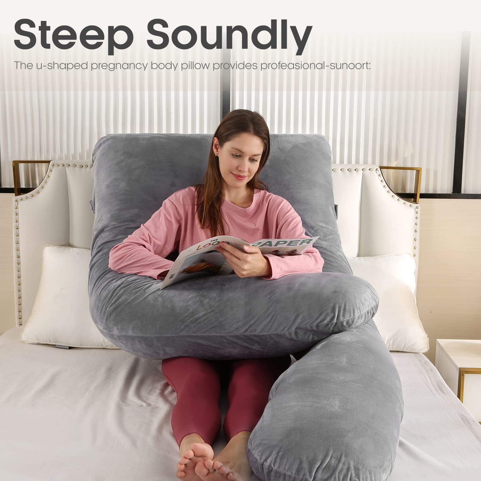 Almohada de Embarazo en Forma de U Wndy's Dream, Almohada - Imagen 3