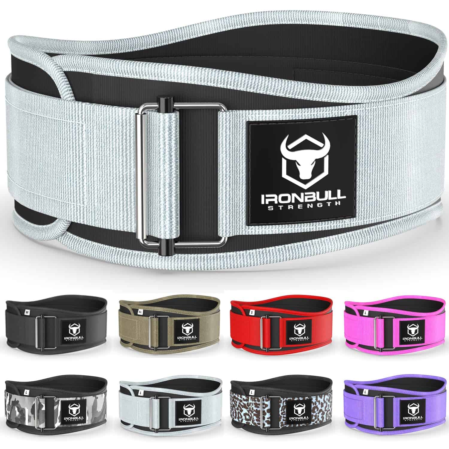 Cinturón de Levantamiento de Pesas para -Gris