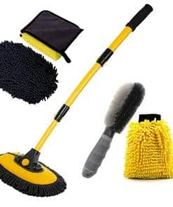 Cepillo de Lavado de Coches BMLEI con Mango Largo, Manopla